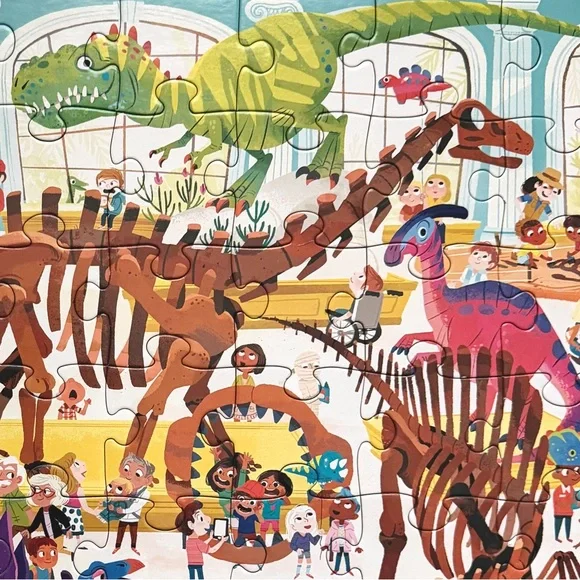 Crocodile Creek “Day at the Museum” Dinosaur Puzzle - 48 pieces - Picture 4 of 5